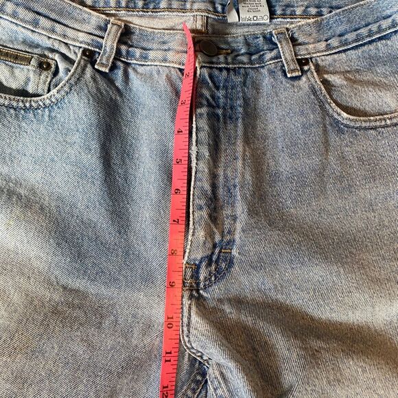 90s Vintage Calvin Klein CK Jeans Men’s 34 Straight Leg Light Wash Distressed - Picture 15 of 16